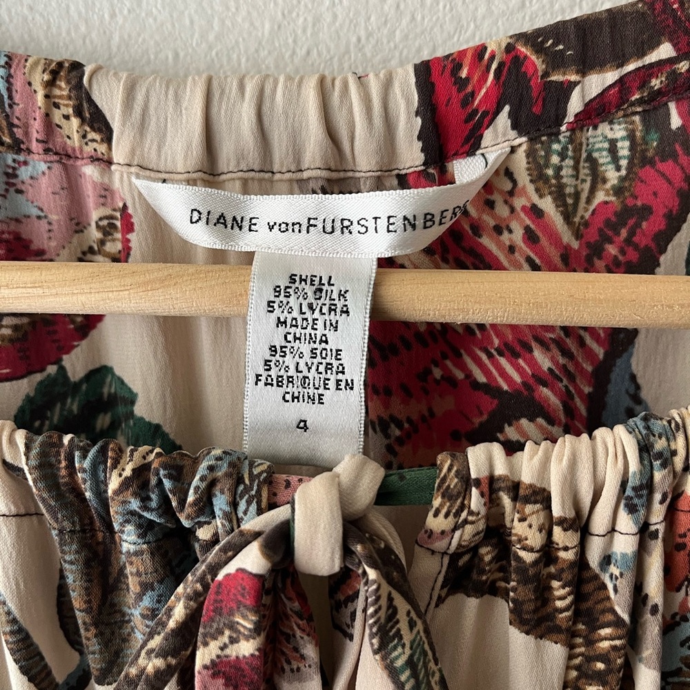 SILK Diane Von Furstenberg Midi Dress
